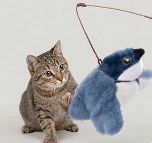 Flapping Bird Cat  Toy in the selected color