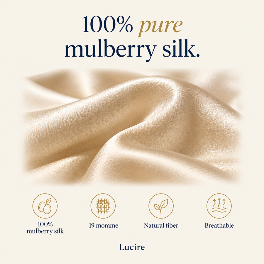 100% pure mulberry silk, 19 momme